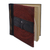 Wood and natural fiber photo album, 'Buddha's Eyes in Red' - Buddha-Themed Wood and Natural Fiber Photo Album in Red (image 2d) thumbail