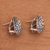 Gold accent sterling silver drop earrings, 'Bedeg Beehive' - Sterling Silver Gold Accent Bedeg Beehive Drop Earrings