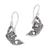 Sterling silver dangle earrings, 'Elegant Goldfish' - Balinese Sterling Silver Elegant Goldfish Dangle Earrings (image 2d) thumbail
