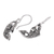 Sterling silver dangle earrings, 'Elegant Goldfish' - Balinese Sterling Silver Elegant Goldfish Dangle Earrings (image 2e) thumbail