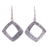 Sterling silver dangle earrings, 'Songket Splendor' - Sterling Silver Abstract Songket Motif Dangle Earrings