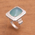 Chalcedony cocktail ring, 'Vintage Charm' - Chalcedony Cocktail Ring from Bali (image 2) thumbail