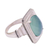 Chalcedony cocktail ring, 'Vintage Charm' - Chalcedony Cocktail Ring from Bali (image 2c) thumbail