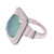 Chalcedony cocktail ring, 'Vintage Charm' - Chalcedony Cocktail Ring from Bali (image 2d) thumbail