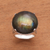 Labradorite domed ring, 'Cosmic Dome' - Labradorite Domed Cocktail Ring from Bali (image 2b) thumbail