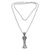 Sterling silver pendant necklace, 'Petal Crest' - Floral Sterling Silver Pendant Necklace from Java