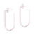 Sterling silver drop earrings, 'Geometric Couple' - Geometric Sterling Silver Drop Earrings from Bali