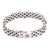 Sterling silver chain bracelet, 'Bali Bricks' - Sterling Silver Chain Bracelet Crafted in Bali