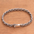 Sterling silver link bracelet, 'Forever United' - Sterling Silver Link Bracelet Handcrafted in Bali thumbail