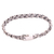Sterling silver link bracelet, 'Forever United' - Sterling Silver Link Bracelet Handcrafted in Bali (image 2a) thumbail
