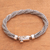 Sterling silver chain bracelet, 'Three Dragons' - Sterling Silver Triple Chain Bracelet from Bali (image 2c) thumbail