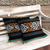 Cotton cushion covers, 'Respati Wengi' (pair) - Ikat Geometric Cotton Cushion Covers from Java (Pair) thumbail