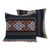 Cotton cushion covers, 'Respati Wengi' (pair) - Ikat Geometric Cotton Cushion Covers from Java (Pair) (image 2a) thumbail