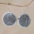 Sterling silver dangle earrings, 'Sun Empress' - Handcrafted Sterling Silver Dangle Earrings from Bali (image 2) thumbail