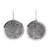 Sterling silver dangle earrings, 'Sun Empress' - Handcrafted Sterling Silver Dangle Earrings from Bali thumbail