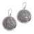 Sterling silver dangle earrings, 'Sun Empress' - Handcrafted Sterling Silver Dangle Earrings from Bali (image 2d) thumbail