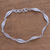 Sterling silver filigree link bracelet, 'Filigree Seeds' - Handcrafted Sterling Silver Filigree Seed Link Bracelet
