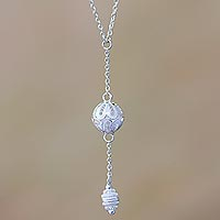 Sterling silver filigree pendant necklace, 'Fortunate Blessing' - Sterling Silver Filigree Pendant Necklace Crafted in Java