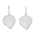 Sterling silver filigree dangle earrings, 'Lumbu Leaf' - Sterling Silver Filigree Palm Leaf Dangle Earrings