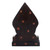 Wood batik sculpture, 'Panji Prince' - Javanese Wood Batik Prince Panji Mask Sculpture
