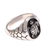 Men's sterling silver ring, 'Gallant Turtle' - Men's Sterling Silver Sea Turtle Ring from Bali (image 2d) thumbail