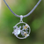 Citrine pendant necklace, 'Sea Turtle Family' - Citrine Sea Turtle Pendant Necklace from Bali thumbail