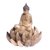 Wood sculpture, 'Buddha on Lotus' - Wood Sculpture of Buddha on a Lotus Flower from Indonesia (image 2b) thumbail
