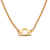 Gold plated sterling silver pendant necklace, 'Golden Libra' - 18k Gold Plated Sterling Silver Libra Pendant Necklace