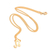 Vergoldete Halskette mit Anhänger aus Sterlingsilber - Halskette mit Löwe-Anhänger aus 18 Karat vergoldetem Sterlingsilber