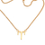 Vergoldete Halskette mit Anhänger aus Sterlingsilber - Halskette mit Widder-Anhänger aus 18 Karat vergoldetem Sterlingsilber
