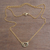 Vergoldete Halskette mit Anhänger aus Sterlingsilber - Halskette mit Krebsanhänger aus 18 Karat vergoldetem Sterlingsilber