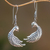 Sterling silver dangle earrings, 'Bali Peacocks' - Sterling Silver Peacock Dangle Earrings from Bali (image 2) thumbail