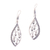 Sterling silver dangle earrings, 'Indonesian Dew' - Dangling Sterling Silver Earrings from Bali thumbail
