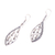 Sterling silver dangle earrings, 'Indonesian Dew' - Dangling Sterling Silver Earrings from Bali (image 2d) thumbail