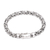 Sterling silver chain bracelet, 'Valiant Spirit' - Handmade Sterling Silver Chain Bracelet from Bali (image 2d) thumbail