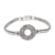Sterling silver pendant bracelet, 'Secret Gate' - Circular Sterling Silver Pendant Bracelet from Bali thumbail