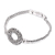 Sterling silver pendant bracelet, 'Secret Gate' - Circular Sterling Silver Pendant Bracelet from Bali (image 2c) thumbail