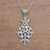 Peridot pendant necklace, 'Wheat Beauty' - Wheat Motif Peridot Pendant Necklace from Bali (image 2) thumbail