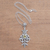 Peridot pendant necklace, 'Wheat Beauty' - Wheat Motif Peridot Pendant Necklace from Bali (image 2b) thumbail