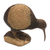Holzskulptur, 'Kiwi-Vogel'. - Handgeschnitzte Hibiskus-Holz-Kiwi-Vogel-Skulptur aus Bali