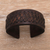 Leather cuff bracelet, 'Bali Legend' - Handcrafted Leather Cuff Bracelet from Bali (image 2c) thumbail