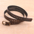 Leather belt, 'Bold Chemistry' - Handmade Brown Leather Belt from Bali (image 2b) thumbail