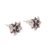 Sterling silver stud earrings, 'Dreamy Lotus' - Sterling Silver Lotus Flower Stud Earrings from Bali (image 2d) thumbail
