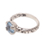 Blue topaz single-stone ring, 'Temple Heirloom' - Blue Topaz Single Stone Ring Crafted in Bali (image 2e) thumbail