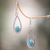 Magnesite dangle earrings, 'Teardrop Bliss' - Teardrop Magnesite Dangle Earrings Crafted in Bali