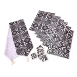 Cotton blend table linen set, 'Java Diamonds' (set for 6) - Ikat Cotton Table Linen Set from Java (Set for 6)