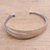 Sterling silver cuff bracelet, 'Merging Paths' - Triple Arc Hammered Finish Sterling Silver Cuff Bracelet thumbail