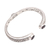 Garnet cuff bracelet, 'Treasure Trove' - Garnet Sterling Silver Scroll and Rope Motif Cuff Bracelet (image 2c) thumbail
