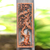 Wood relief panel, 'Righteous Tree' - Hand-Carved Tree-Themed Suar Wood Relief Panel from Bali (image 2) thumbail