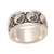 Sterling silver band ring, 'Peace Be With You' - Sterling Silver Yin and Yang Band Ring from Bali (image 2e) thumbail
